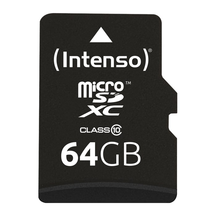 Intenso Speicherkarte microSDXC-Card Class 10, 64 GB, 1 St.