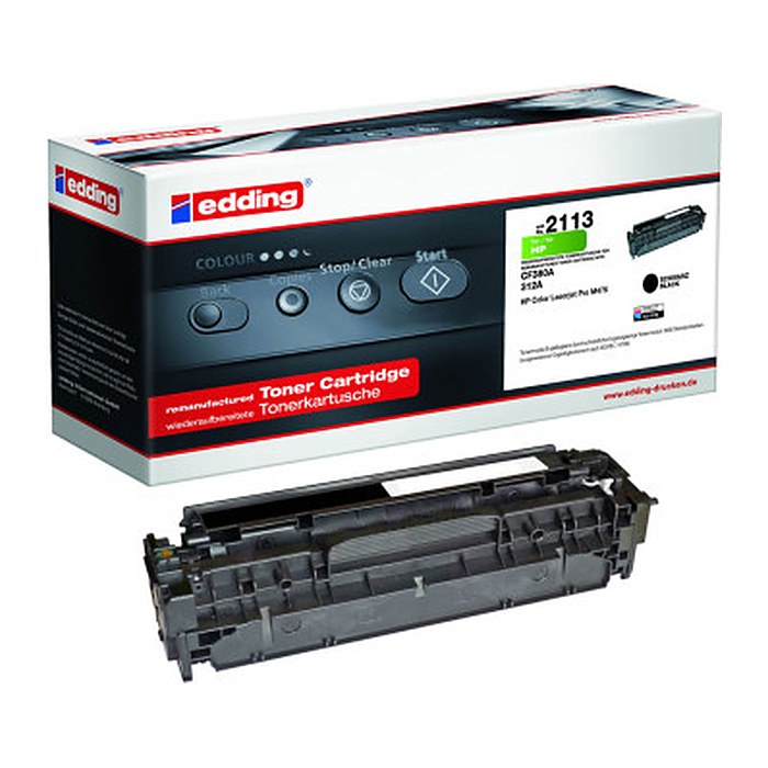 edding EDD-2113 schwarz Toner kompatibel zu HP 312A (CF380A)