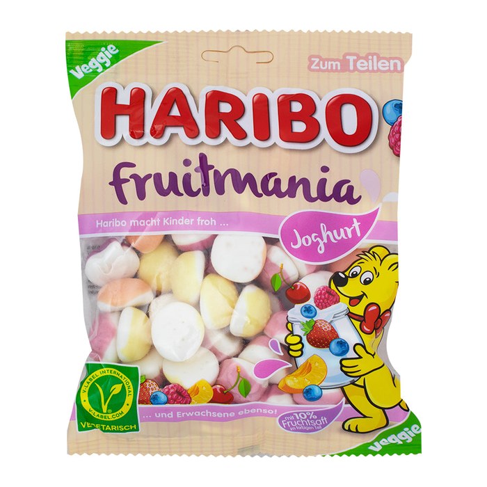 HARIBO fruitmania Joghurt Fruchtgummi 160,0 g, 1 Pack