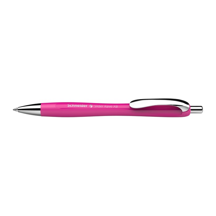 Schneider Kugelschreiber Slider Rave XB pink, Schreibfarbe: blau, 1 St.