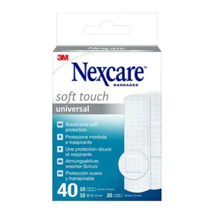 Nexcare™ Pflaster Soft Touch Universal N0540ASNEW weiß, 40 St.