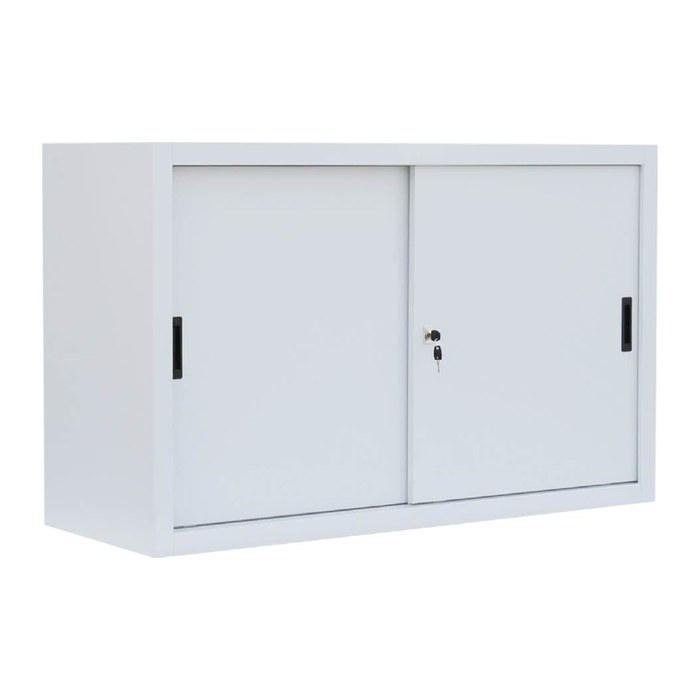 LÜLLMANN Schiebetürenschrank, 550130 lichtgrau 1 Fachboden 160,0 x 45,0 x 75,0 cm