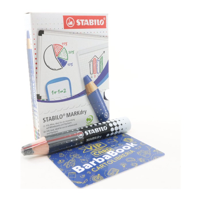 STABILO MARKdry Whiteboard- und Flipchart-Marker schwarz 1,0 - 10,0 mm, 1 St.