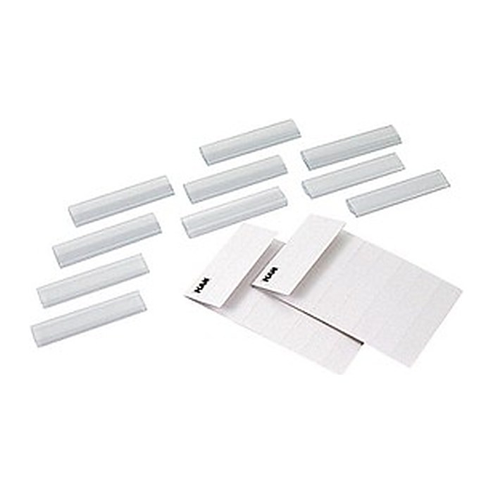 HAN Beschriftungsschilder mit Clip transparent, 10 St.