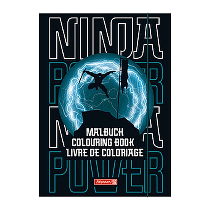 BRUNNEN Ninja Power Malbuch, 1 St.