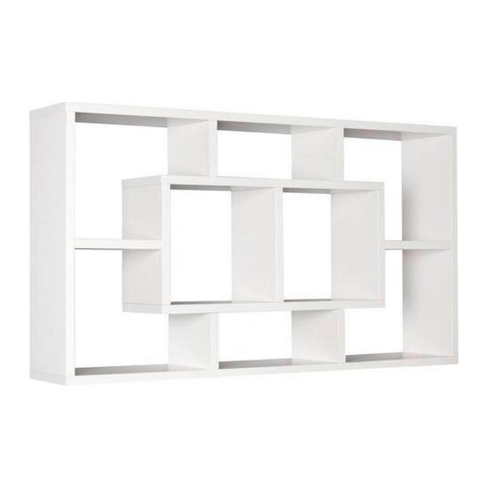 WOHNLING Wandregal weiß 85,0 x 16,0 x 48,0 cm, 1 St.