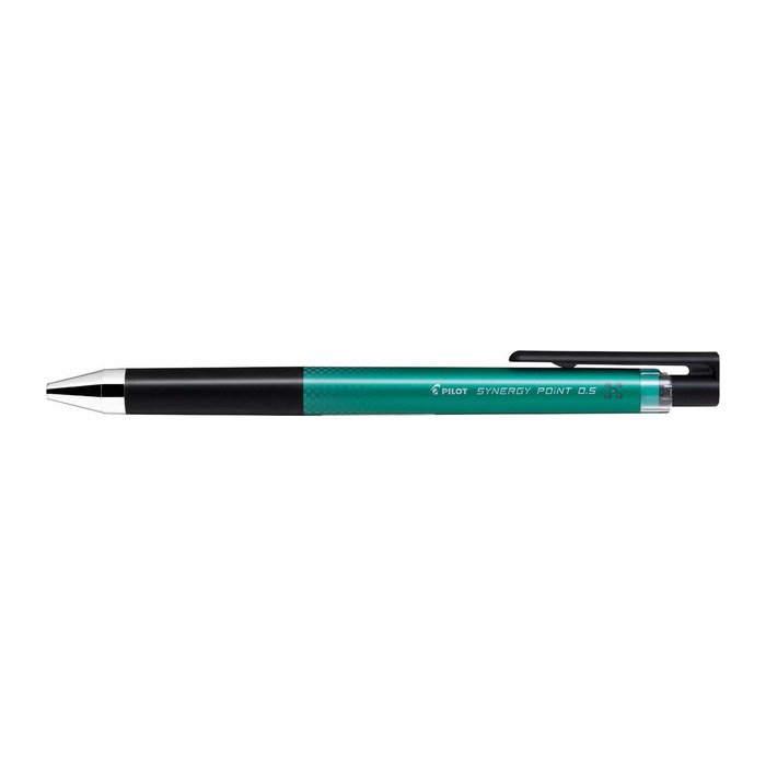 PILOT Synergy Point 0.5 Tintenroller grün/schwarz 0,3 mm, Schreibfarbe: grün, 1 St.