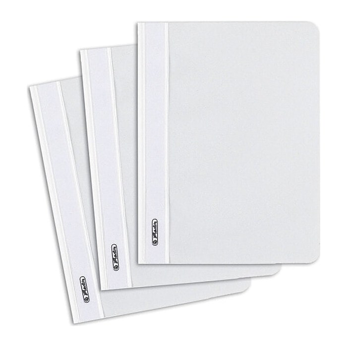herlitz Schnellhefter Kunststoff weiß DIN A5, 1 St.