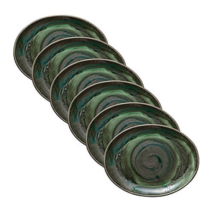 HEART & SOUL Servierplatten Perfect Match Avocado grün 31,0 x 24,0 cm, 6 St.