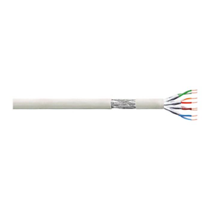 Logilink Patchkabel PrimeLine, Cat.6, S/FTP, grau, 100 m