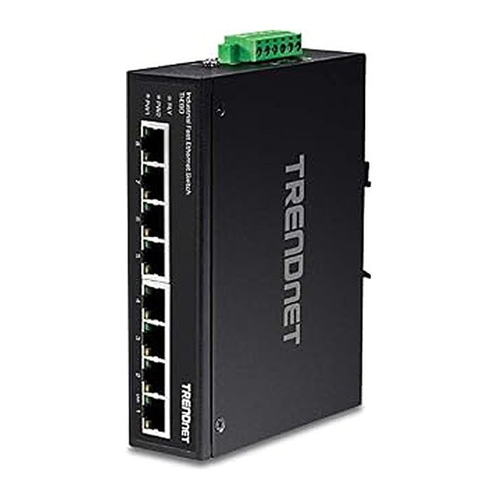 TRENDnet Industrial Switch 8-Port Fast Ethernet DIN-Rail