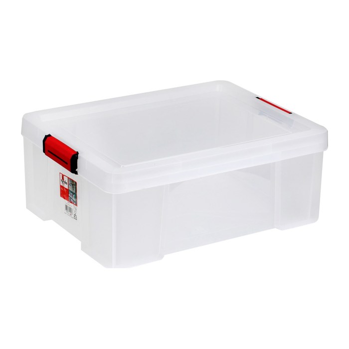 PAPERFLOW CLIP`N STORE Aufbewahrungsbox 27,0 l transparent 50,0 x 39,0 x 20,0 cm, 1 St.