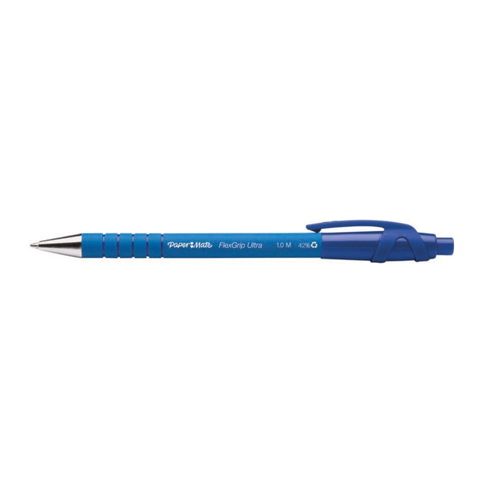 PAPER MATE Kugelschreiber Flexgrip Ultra RT M Blau 12 Stück