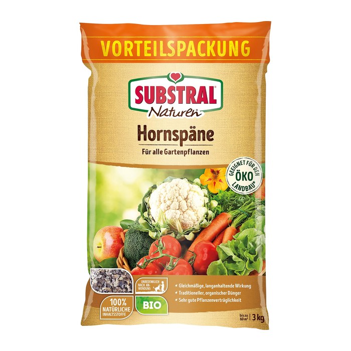 SUBSTRAL® Naturen® Bio Hornspäne 3,0 kg