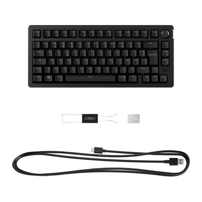 HyperX™ Alloy Rise 75 Gaming-Tastatur schwarz