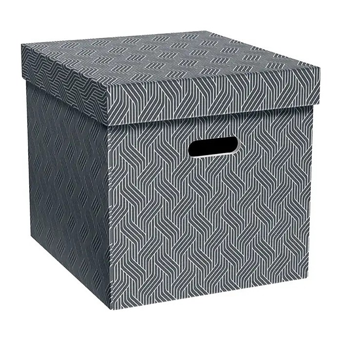 VON LEITZ Aufbewahrungsboxen 29,0 l grau 32,0 x 36,5 x 31,5 cm, 3 St.