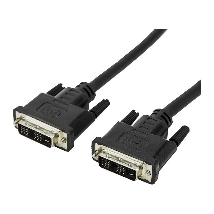 Techly DVI-D Single-Link Kabel St/St schwarz 5m