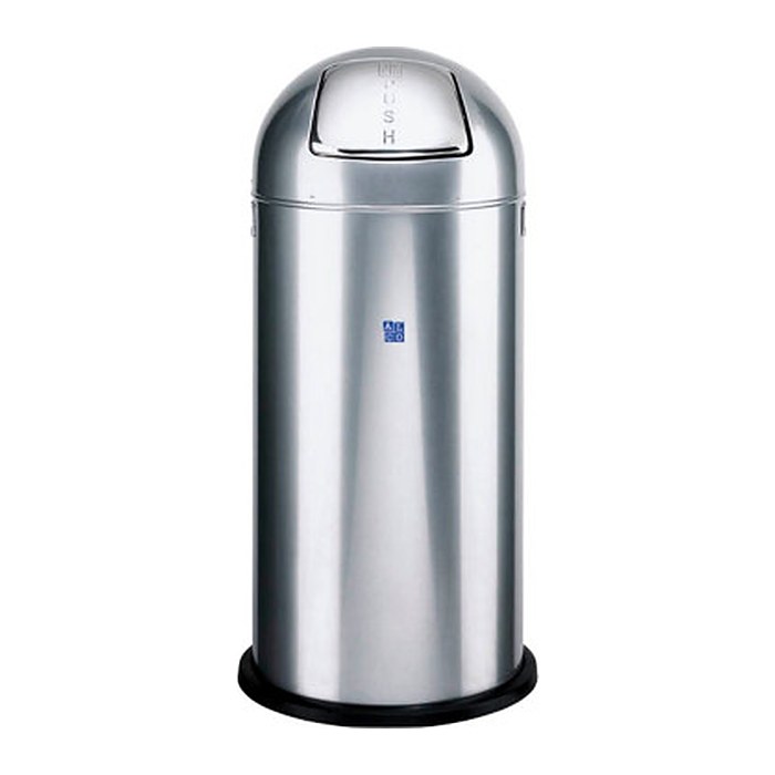 ALCO Mülleimer 52,0 l silber, 1 St.