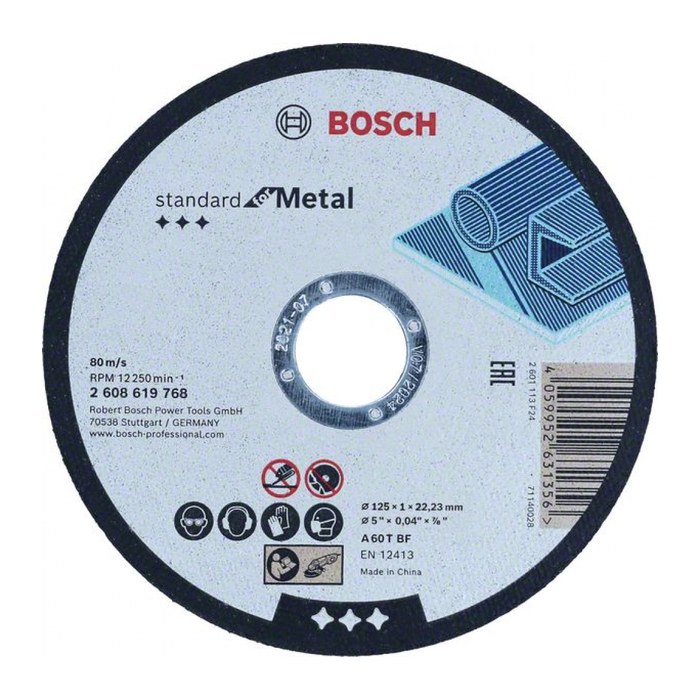 BOSCH Trennscheibe Standard for Metal, 1 St.