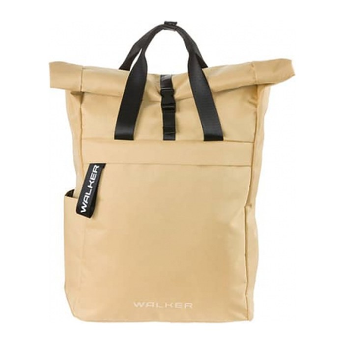 Walker Schulrucksack Roll Top Kunstfaser apricot