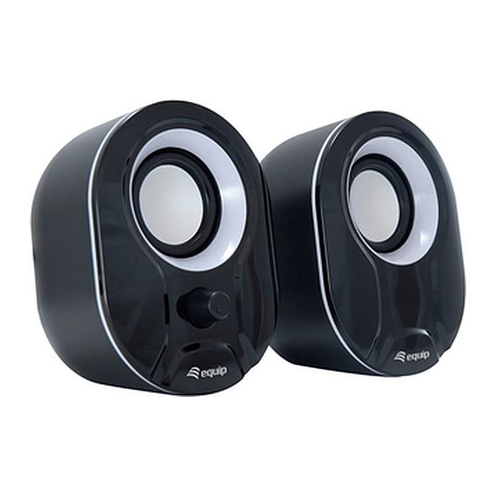 Equip Stereo-USB2.0-Lautsprecher für Notebook/PC sw/ws
