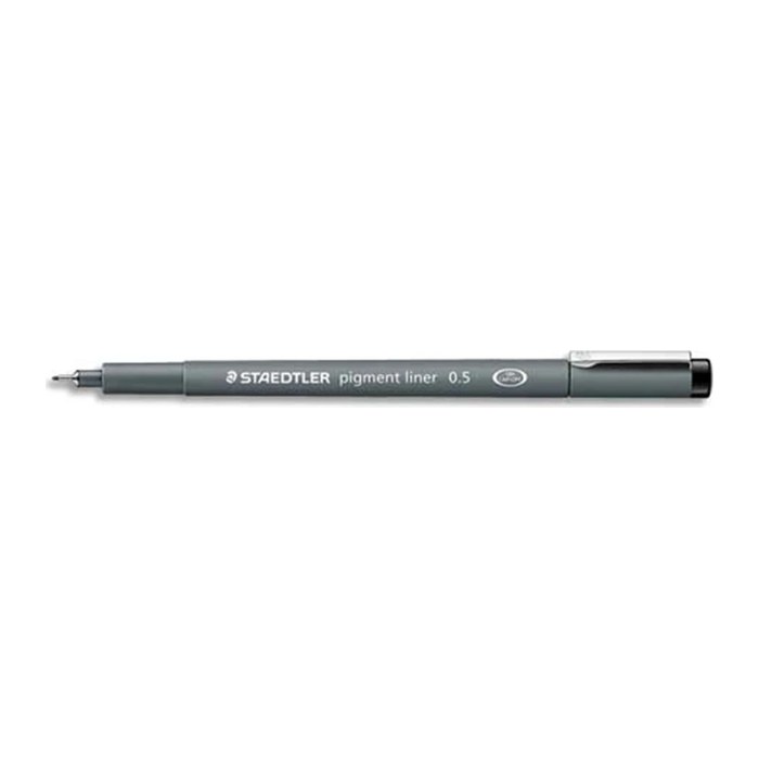 STAEDTLER pigment liner 308 Fineliner schwarz 0,5 mm, 1 St.