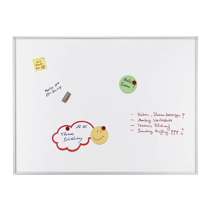 FRANKEN Whiteboard ECO 120,0 x 90,0 cm weiß lackierter Stahl