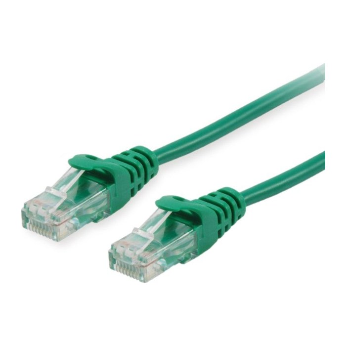 Equip Patchkabel Cat6 U/UTP 2xRJ45 2.00m grün PVC Polybeutel