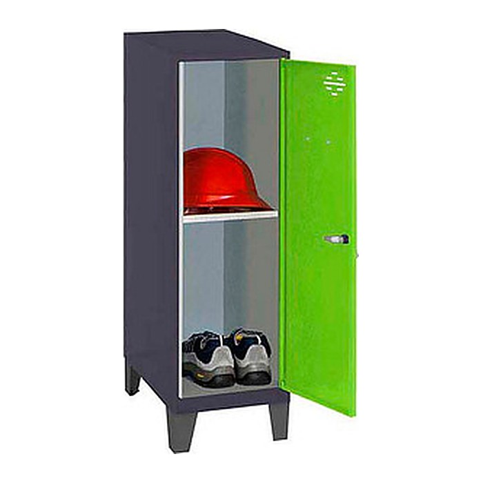 Simonrack Spind SIMONLOCKER DISM anthrazit, grün 8425437120800, 1 Schließfach 30,0 x 50,0 x 101,5 cm