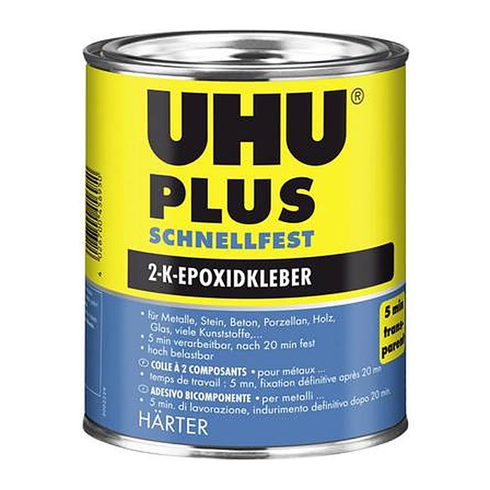 UHU PLUS SCHNELLFEST Härter 2 Komponenten-Kleber 855,0 g, 1 St.