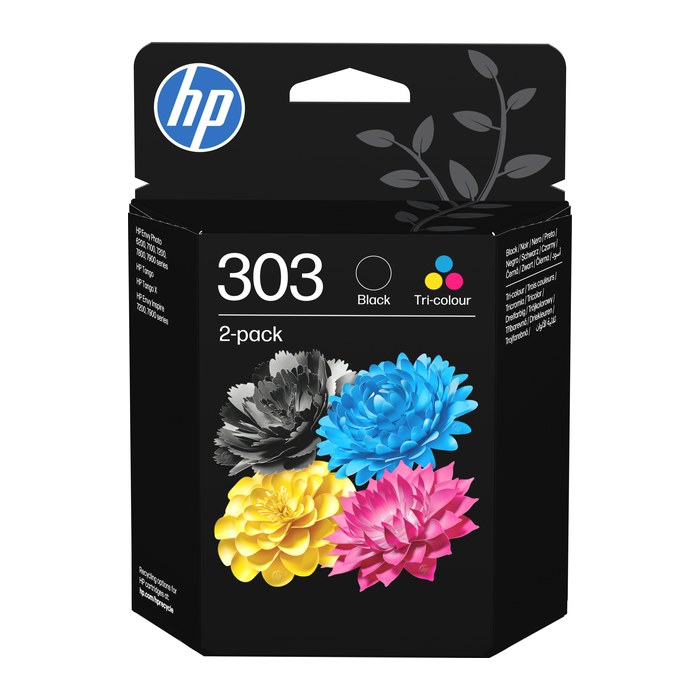 HP 303 Schwarz+Dreifarbig Tintenpatrone