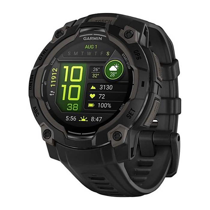 GARMIN Instinct 3 AMOLED 45 mm Smartwatch schwarz