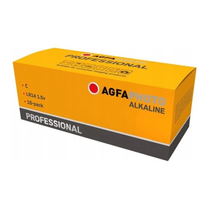 AgfaPhoto Batterie Alkaline Professional -C Baby 10St.