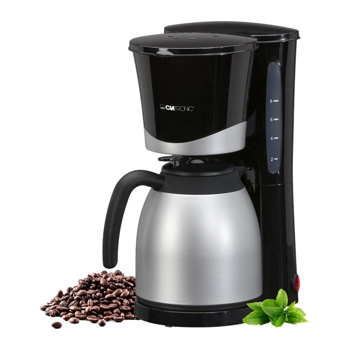 CLATRONIC KA 3327 Kaffeemaschine schwarz, 8-10 Tassen