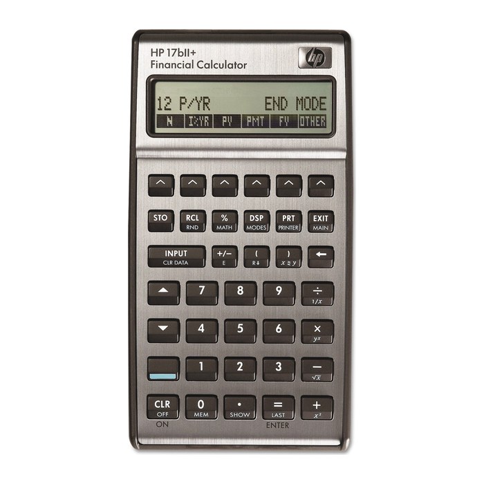 HP 17bII+ Finanzrechner anthrazit