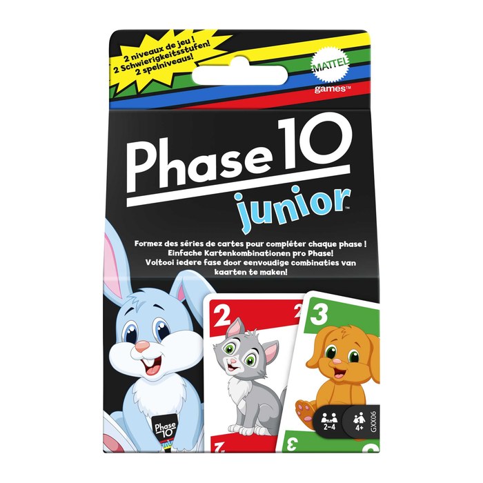 Mattel GAMES Phase 10 Junior Kartenspiel, 1 St.