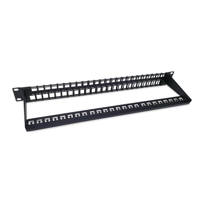 Equip 19" Patchpanel 48xKeystones UTP 1U LSA/110 RAL9005