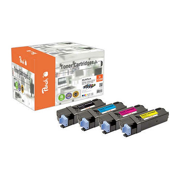 Peach Toner DELL 1320 MultiPack bk,c,m,y remanufactured