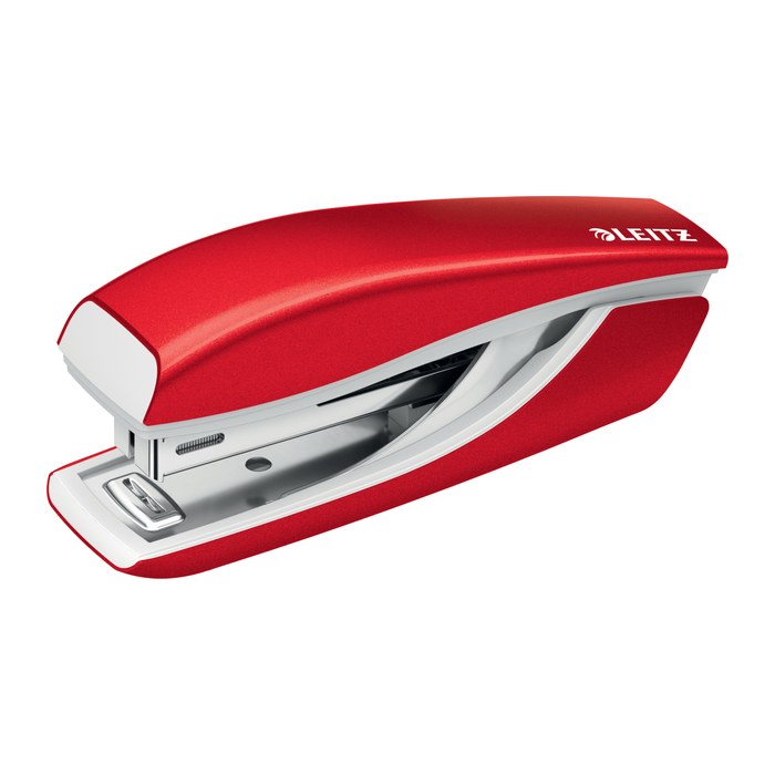 LEITZ Heftgerät NeXXt 5528 WOW Mini rot-metallic, 1 St.