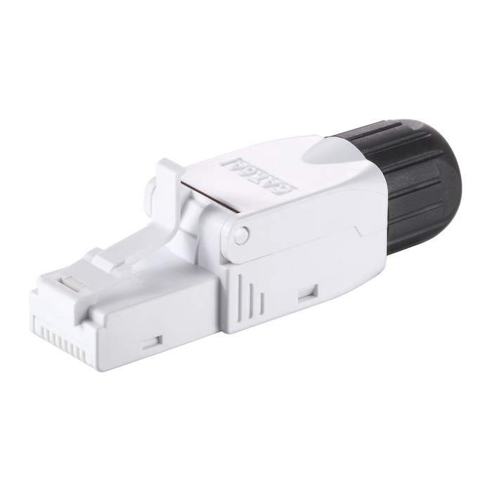 Equip Stecker Cat6a ungeschirmt RJ45 wzf. 5Stk weiß