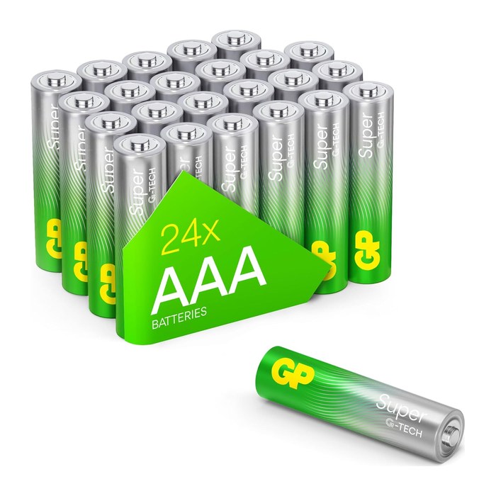 GP Batterien SUPER Alkali-Mangan Micro AAA 1,5 V, 24 St.