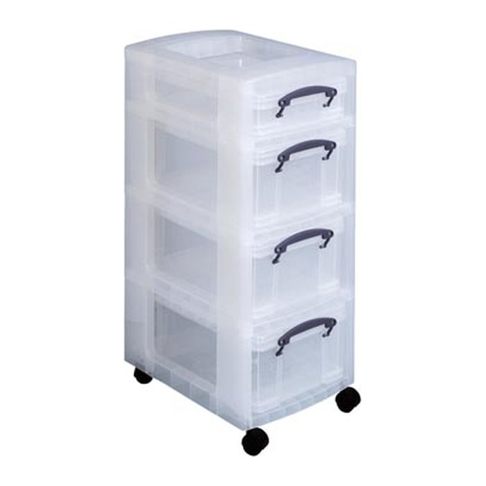 Really Useful Box Aufbewahrungsbox transparent 30,0 x 42,0 x 73,0 cm, 1 St.