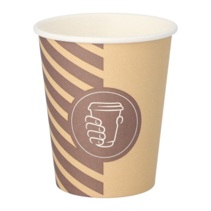 PAPSTAR Einweg-Kaffeebecher Coffee Line braun 0,2 l, 50 St.