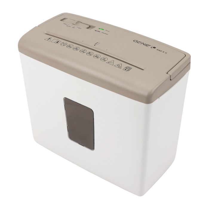 GENIE Aktenvernichter 440 X II Cross Cut weiss/braun