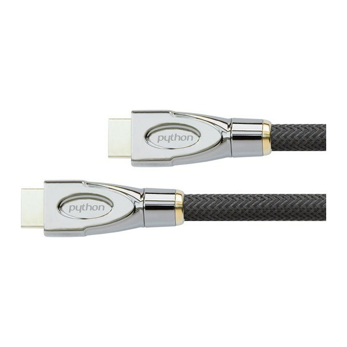 Python HDMI« 2.1 Kabel 8K UHD-2 Nylongeflecht schwarz 2m