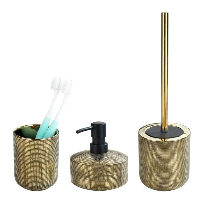 WENKO Badaccessoires-Set Rivara gold, 1 Set