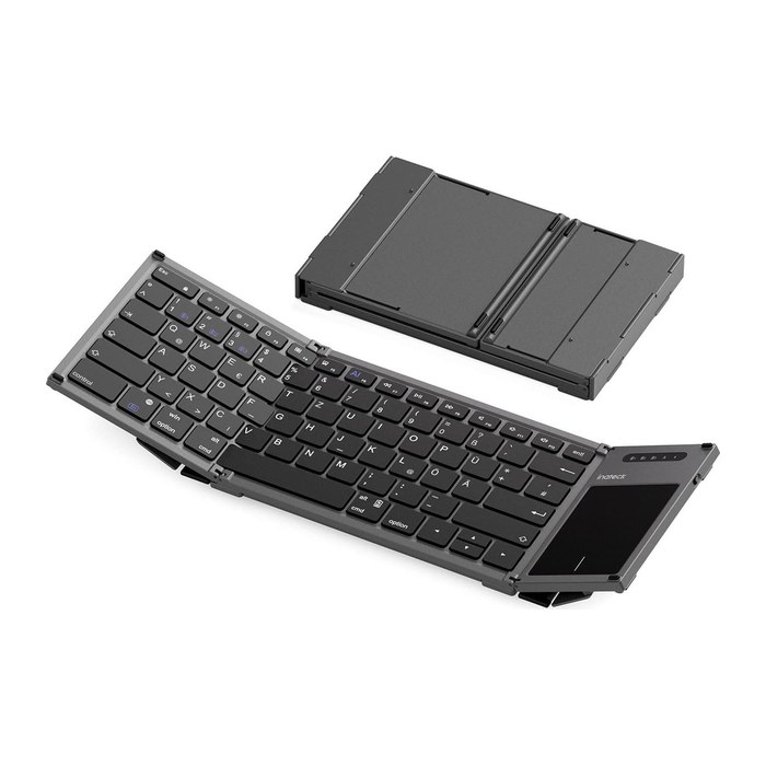 inateck Keyboard Tablet QWERTZ steel gray