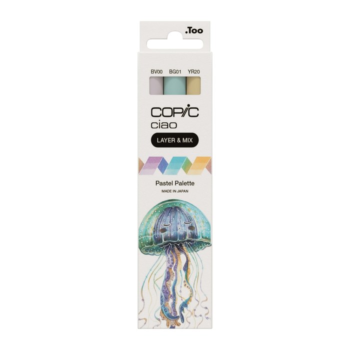 COPIC® Ciao Pastel Palette Layoutmarker-Set farbsortiert 1,0 + 6,0 mm, 1 Set