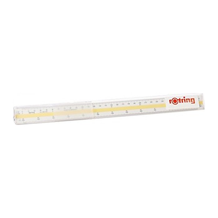 rotring Dreikantmaßstab Typ 1 30,0 cm, weiß
