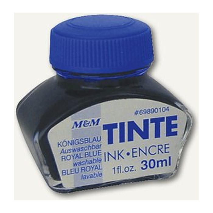M&M Tintenfass königsblau 30,0 ml, 1 St.